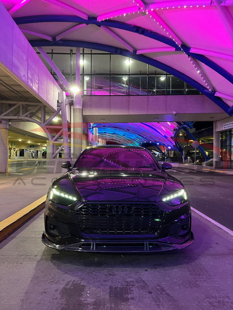 2020 + Audi A5/S5 Carbon Fiber 4 Piece Front Lip | B9.5 Lips/Splitters