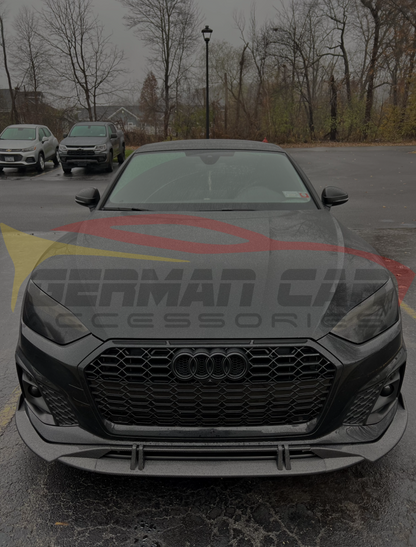 2020+ Audi A5/S5 Carbon Fiber 4 Piece Front Lip | B9.5 Lips/Splitters