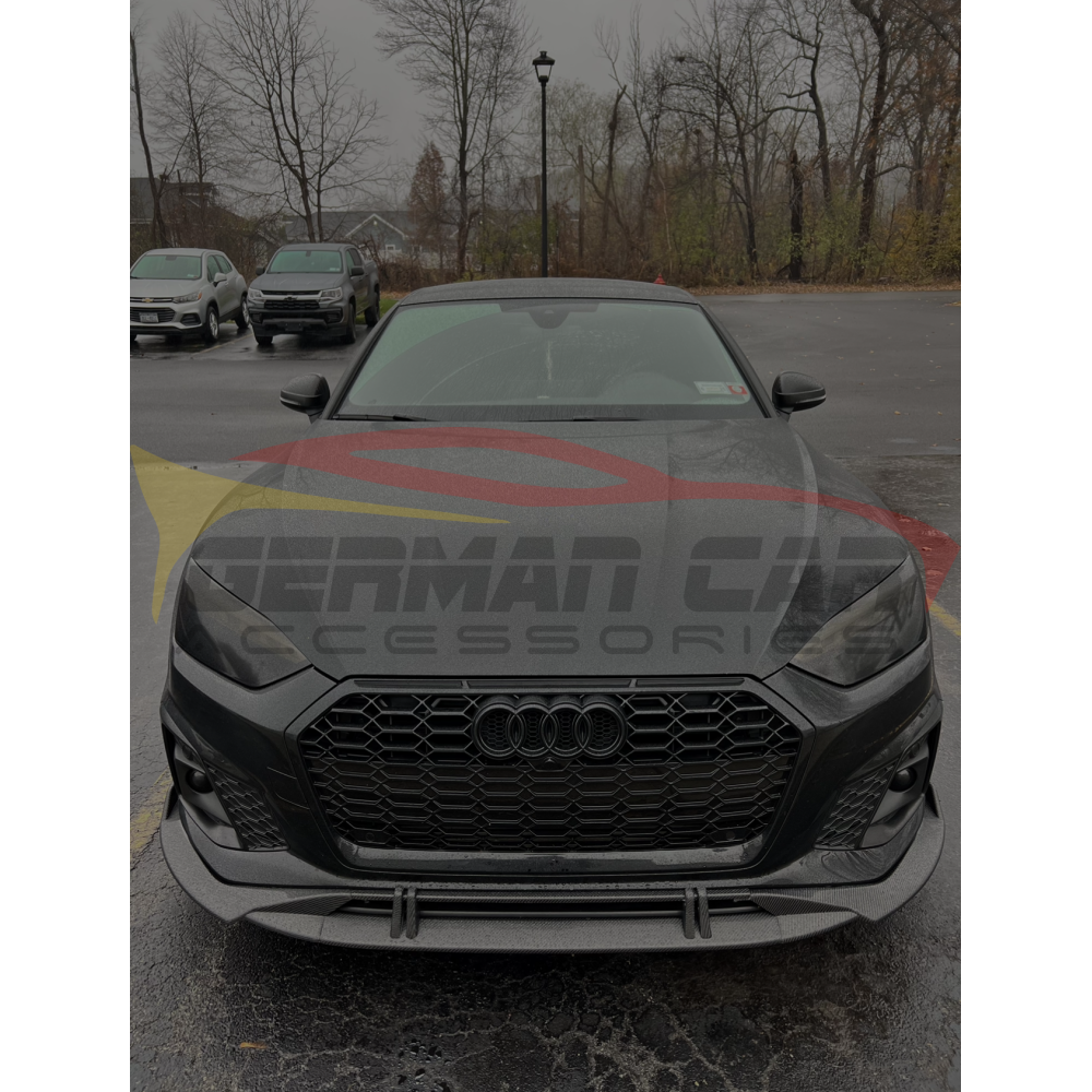 2020+ Audi A5/S5 Carbon Fiber 4 Piece Front Lip | B9.5 Lips/Splitters