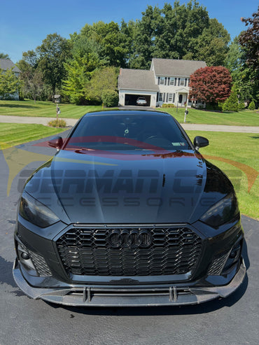 2020 + Audi A5/S5 Carbon Fiber 4 Piece Front Lip | B9.5 Lips/Splitters