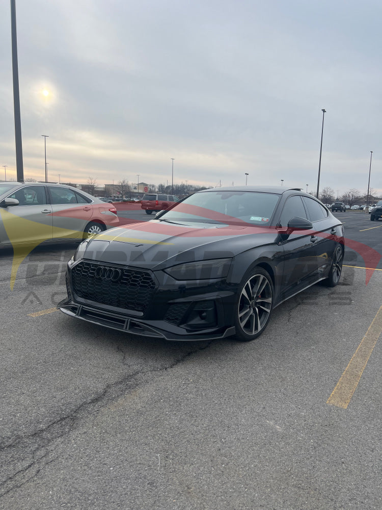 2020+ Audi A5/S5 Carbon Fiber 4 Piece Front Lip | B9.5 Lips/Splitters