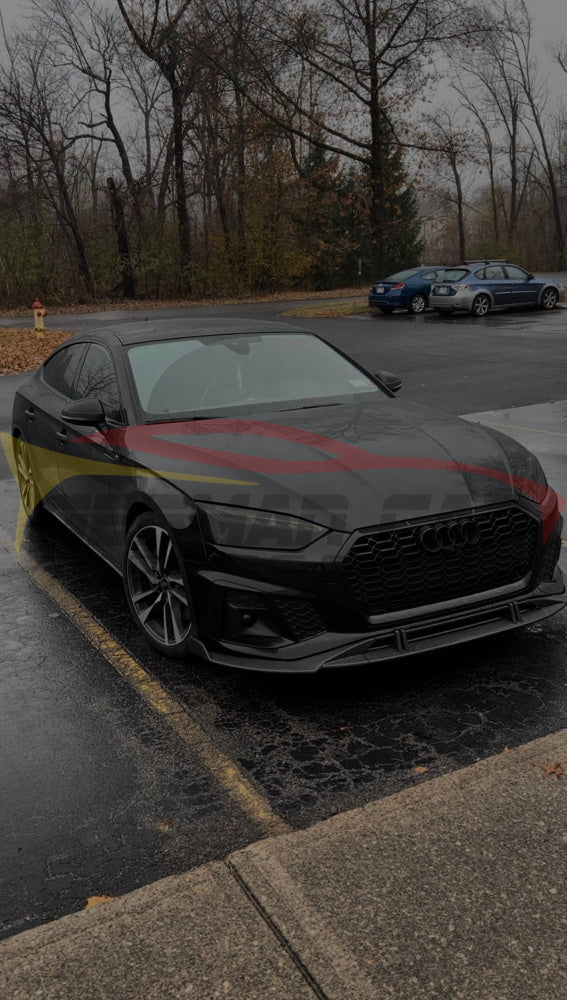2020+ Audi A5/S5 Carbon Fiber 4 Piece Front Lip | B9.5 Lips/Splitters