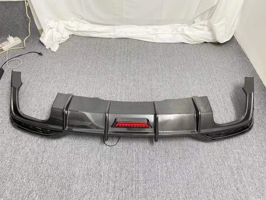 2020+ Audi A5/s5 Carbon Fiber Rear Diffuser With Led Brake Light | B9.5