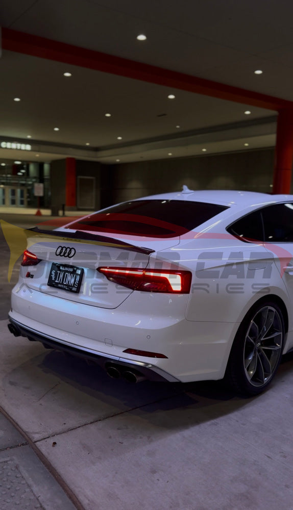 2020+ Audi A5/S5/RS5 PSM Style Carbon Fiber Trunk Spoiler | B9.5 A5/S5/RS5 Rear Trunk Spoilers