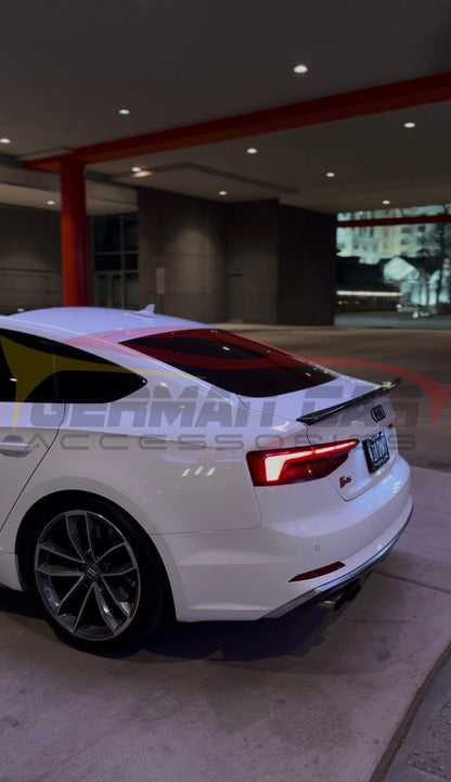 2020+ Audi A5/S5/RS5 PSM Style Carbon Fiber Trunk Spoiler | B9.5 A5/S5/RS5 Rear Trunk Spoilers