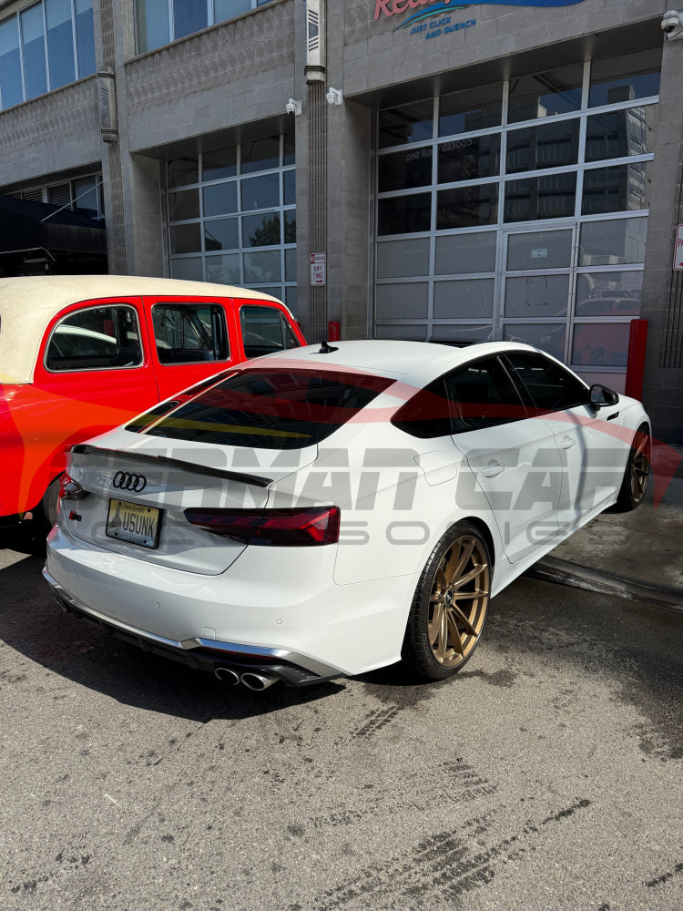 2020+ Audi A5/S5/RS5 V Style Carbon Fiber Trunk Spoiler | B9.5 A5/S5/RS5 Rear Trunk Spoilers