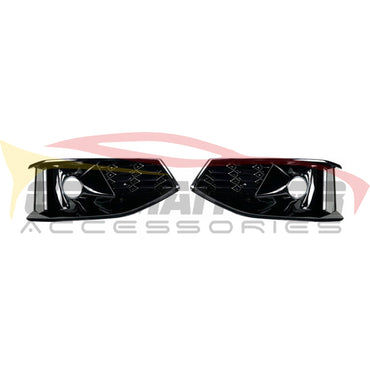 2020+ Audi Rs4 Style Fog Light Grilles | B9.5 A4/S4 A4 Non S Line Front