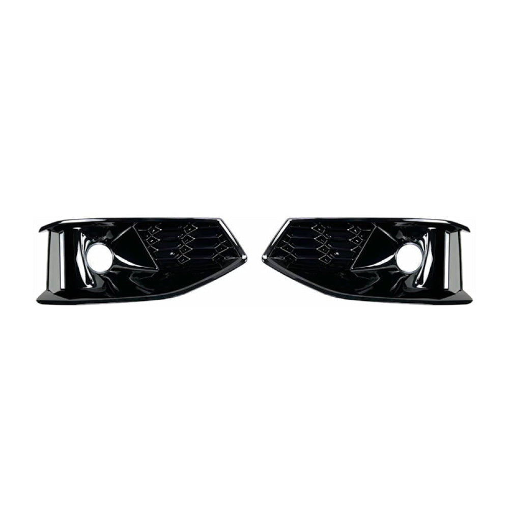 2020+ Audi Rs4 Style Fog Light Grilles | B9.5 A4/S4 A4 Non S Line Front