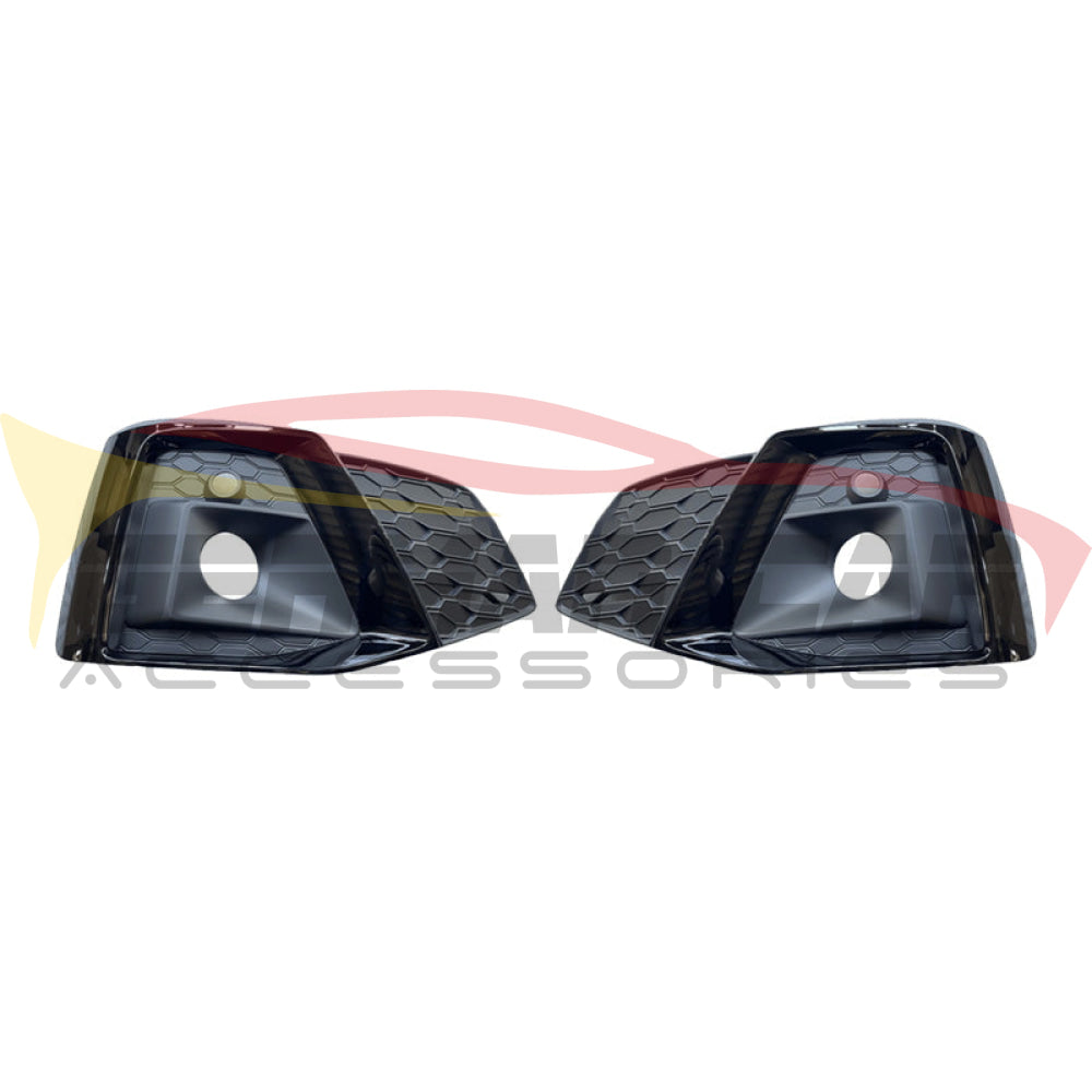 2020+ Audi Rs5 Style Fog Light Grilles | B9 A5/S5 Front