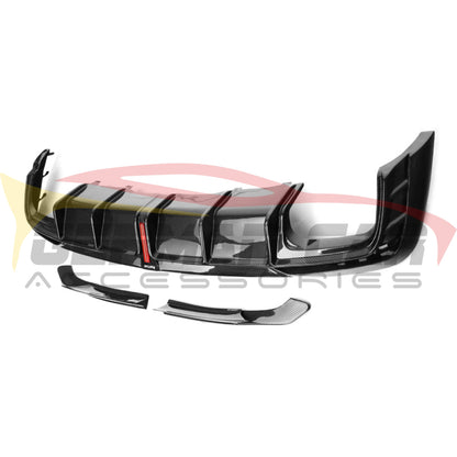 2021+ Audi A4/S4 Carbon Fiber Kb Style Rear Diffuser With Led Brake Light | B9.5 Diffusers