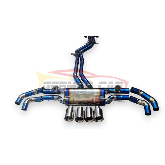 2020-2023 Audi Sq7 Valved Sport Exhaust System | 4M.5 Titanium / Chrome Tips