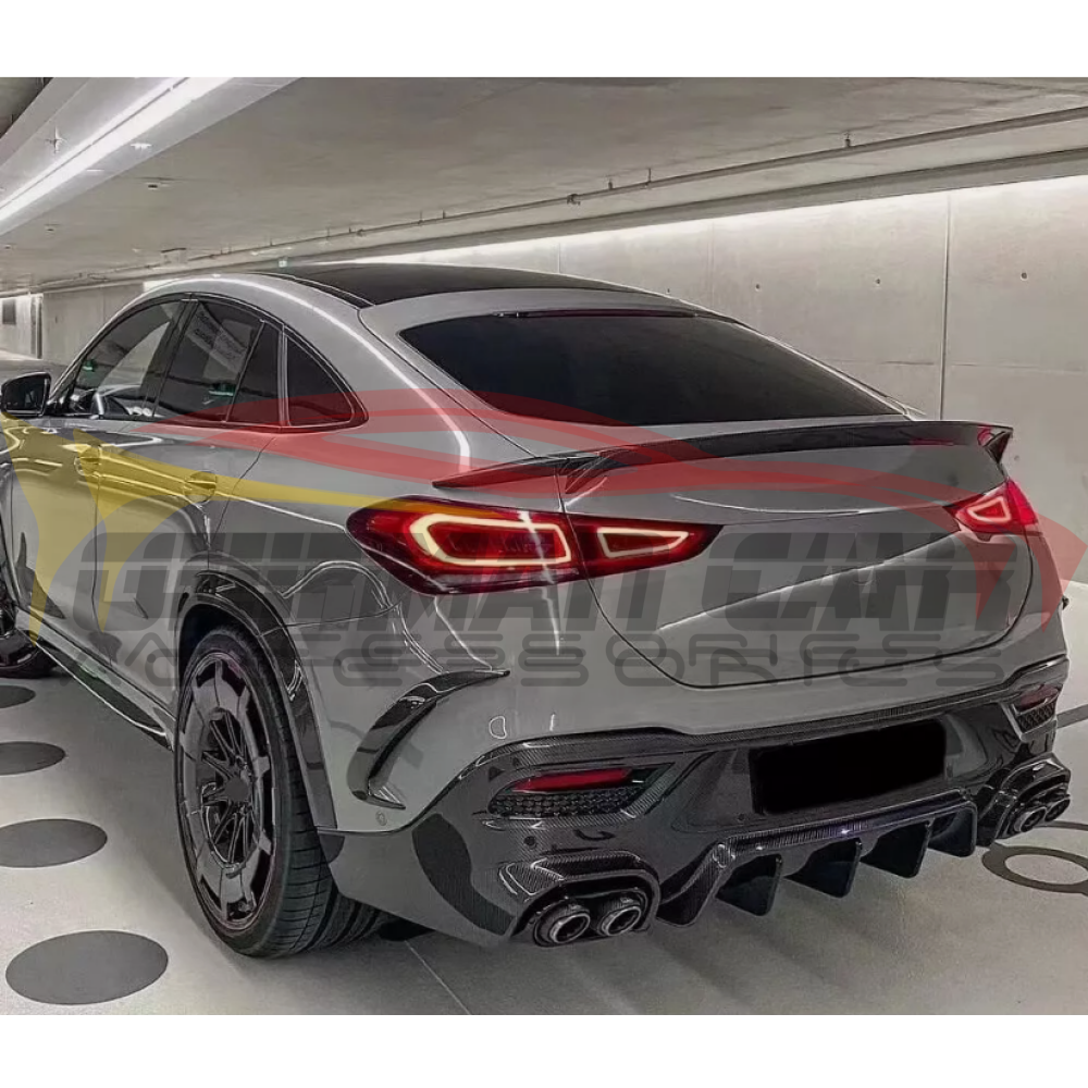 2020+ Mercedes-Benz GLE-Class 3 Piece Carbon Fiber Trunk Spoiler | C167 Coupe Rear Trunk Spoilers