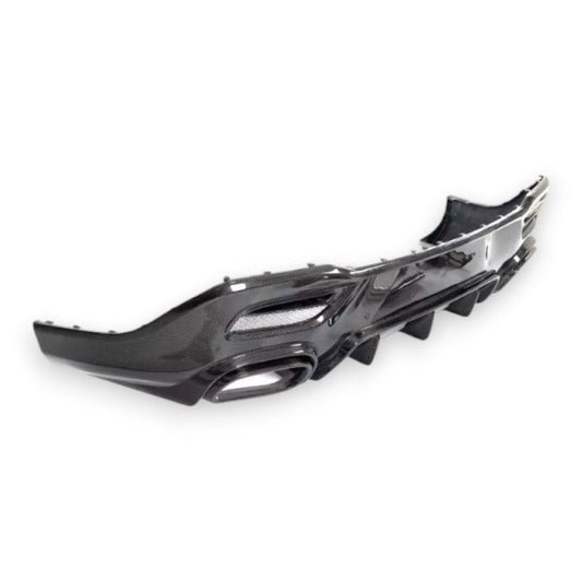 2020 + Mercedes-Benz GLE-Class Carbon Fiber Rear Diffuser | C167 Coupe Rear Diffusers