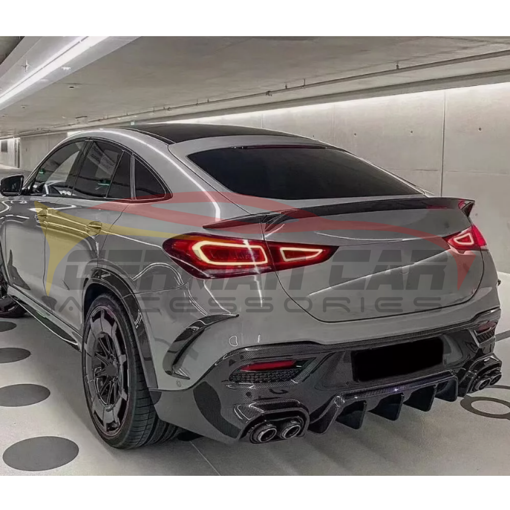 2020 + Mercedes-Benz GLE-Class Carbon Fiber Rear Diffuser | C167 Coupe Rear Diffusers
