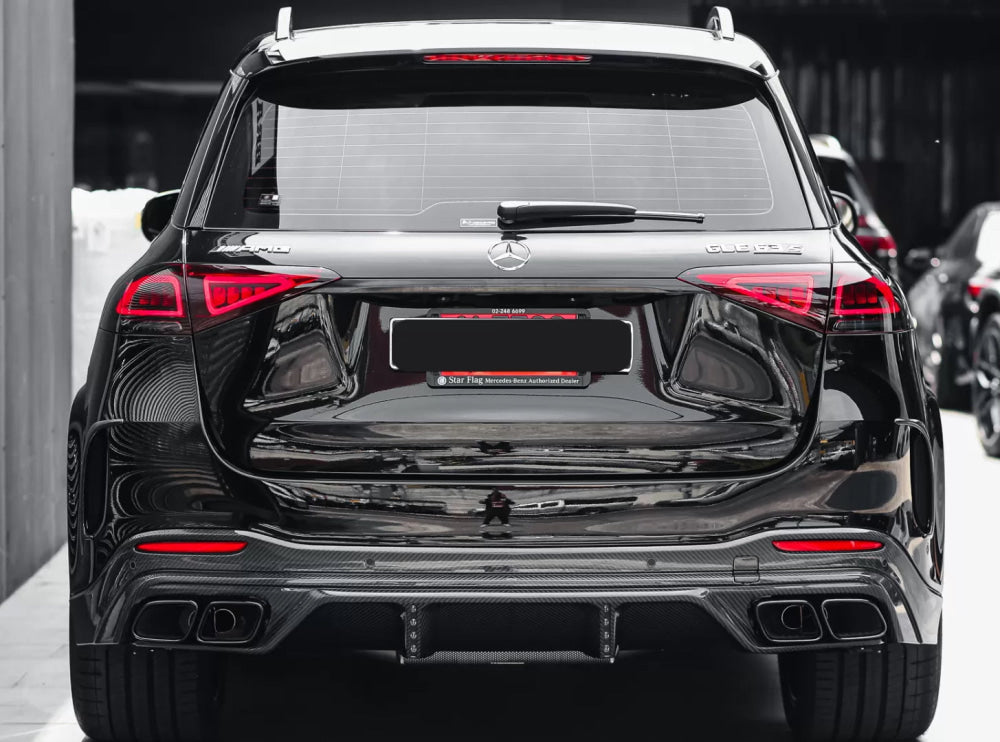 2020+ Mercedes-Benz GLE-Class Carbon Fiber Rear Diffuser | W167 SUV - Rear Diffusers