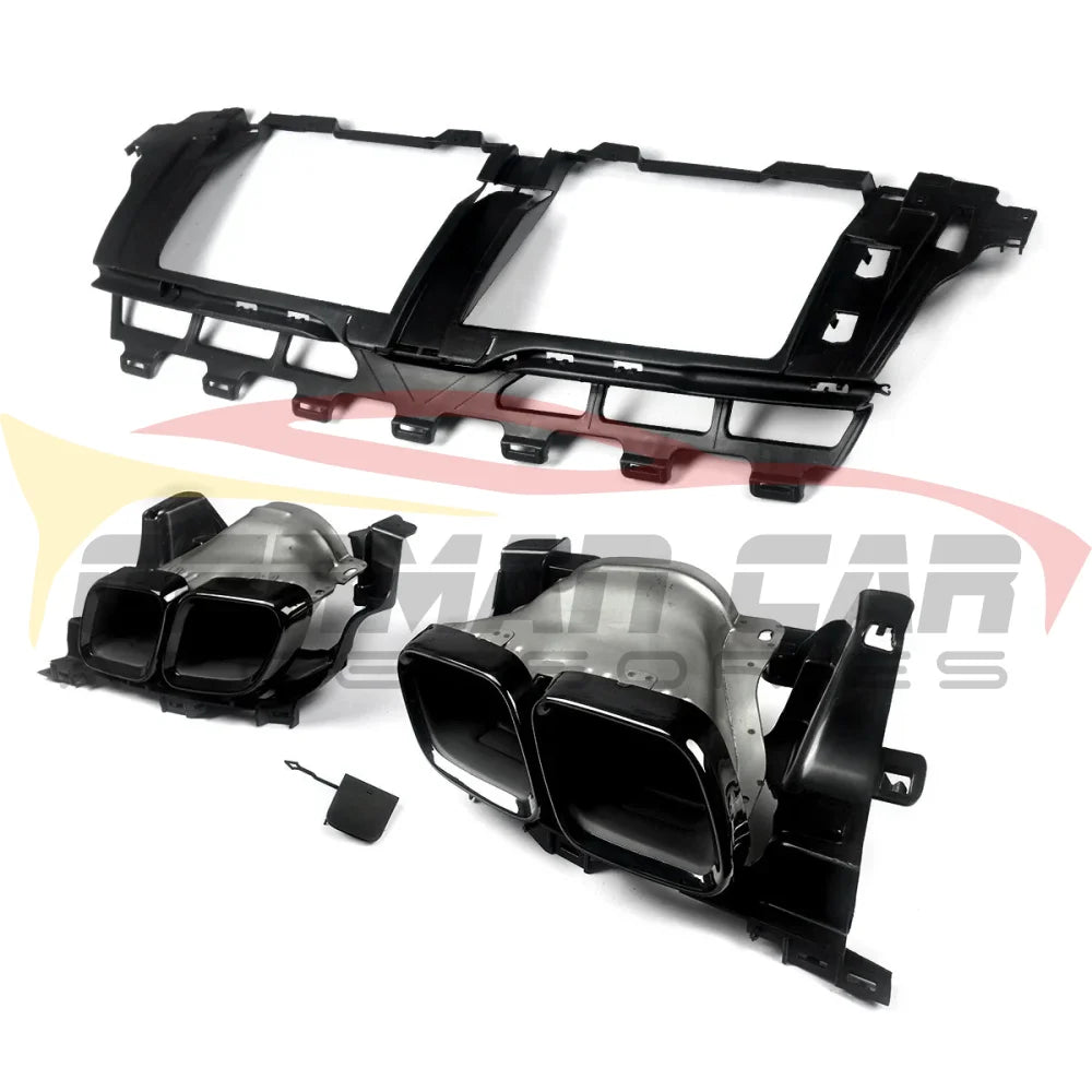 2020+ Mercedes-Benz GLE-Class Gloss Black GLE63 Style Rear Diffuser | X167/W167 Rear Diffusers