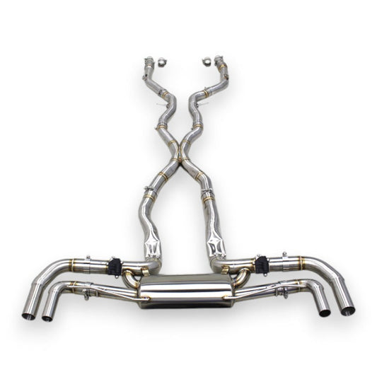 2020 + Mercedes GLE580 Valved Sport Exhaust System | W167 Stainless Steel Exhaust / Chrome Tips Exhausts