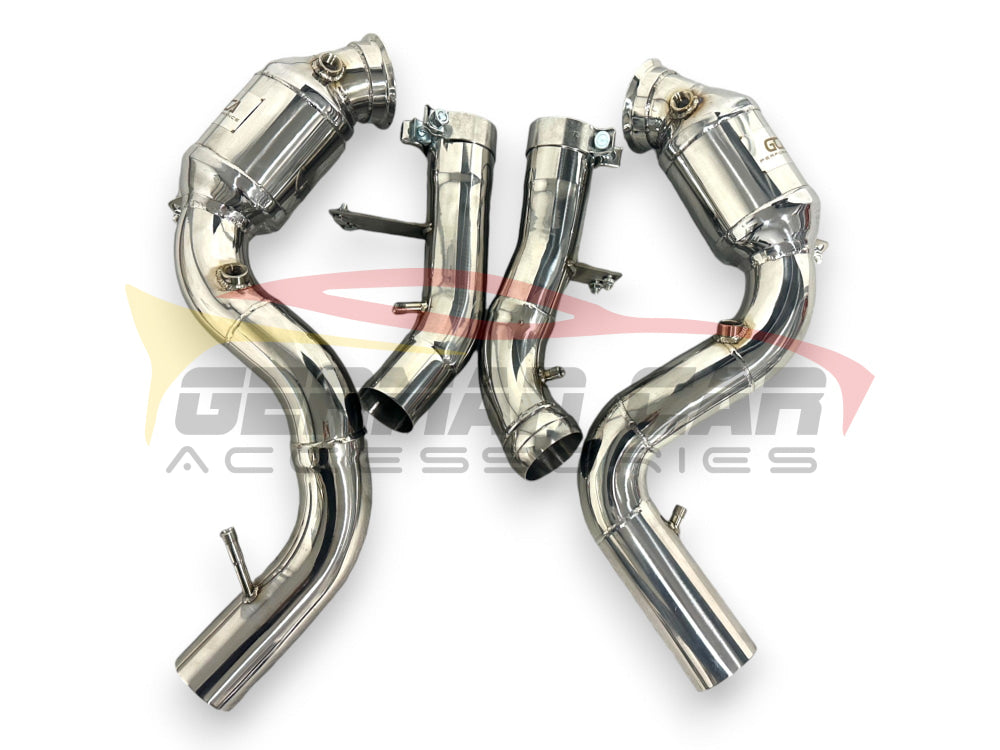 2020 + Mercedes Gle63 Amg Downpipes | W167 No Heat Shield / Racing Downpipe (No Cat) Front Race
