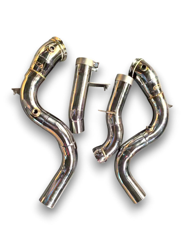 2020+ Mercedes GLE63 AMG Downpipes | W167 No Heat Shield / Racing Downpipe (No Cat) Downpipes