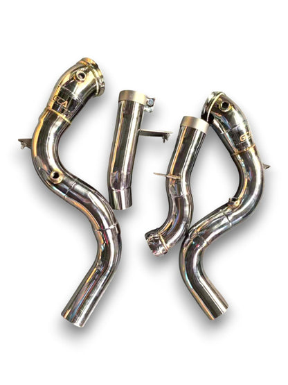 2020+ Mercedes GLE63 AMG Downpipes | W167 No Heat Shield / Racing Downpipe (No Cat) Downpipes
