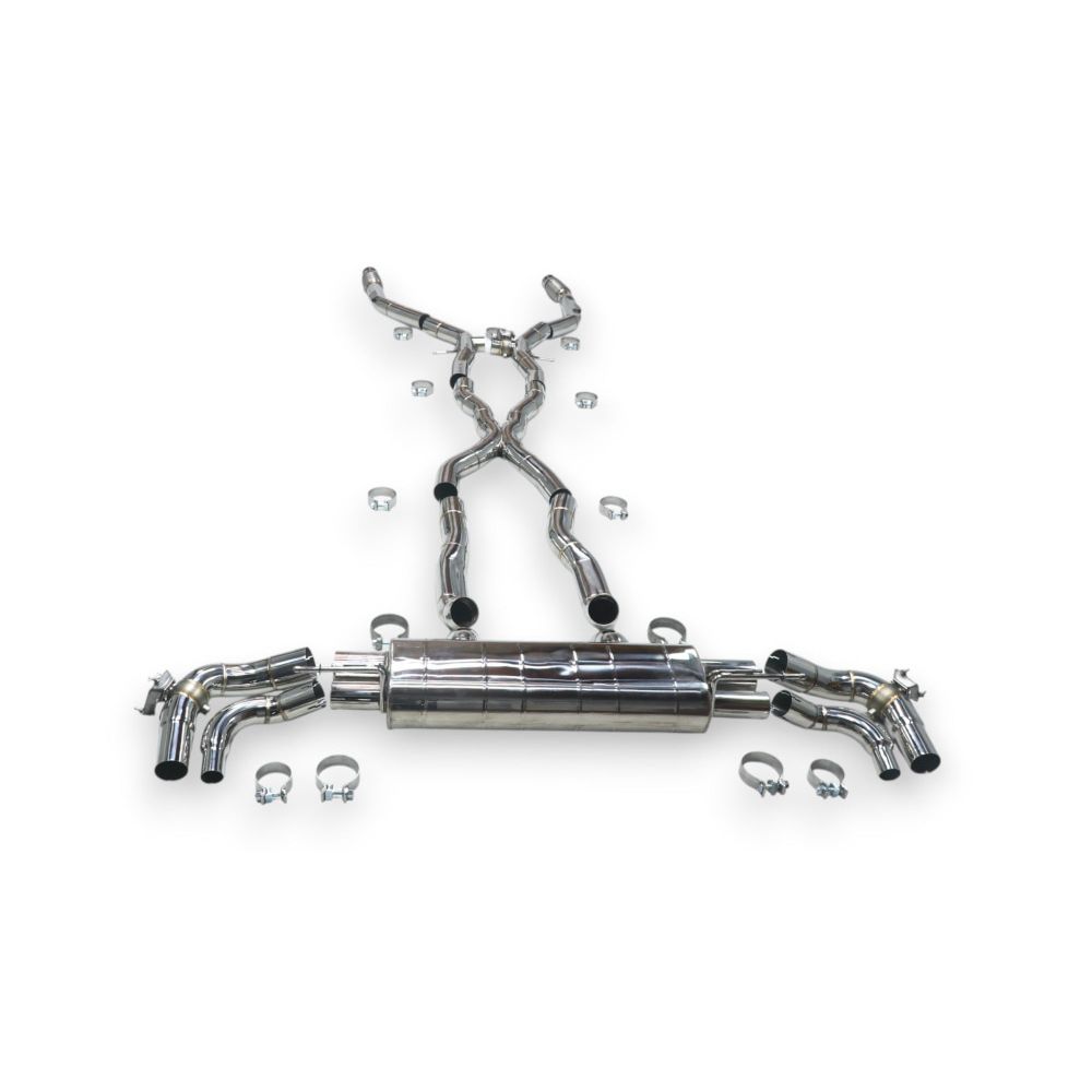 2020+ Mercedes GLE63 AMG Valved Sport Exhaust System | W167 Stainless Steel Exhaust / Chrome Tips Exhausts