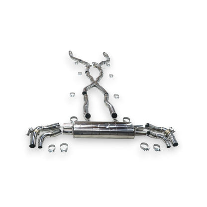 2020+ Mercedes GLE63 AMG Valved Sport Exhaust System | W167 Stainless Steel Exhaust / Chrome Tips Exhausts