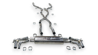 2020+ Mercedes GLE63 AMG Valved Sport Exhaust System | W167 Stainless Steel Exhaust / Chrome Tips Exhausts