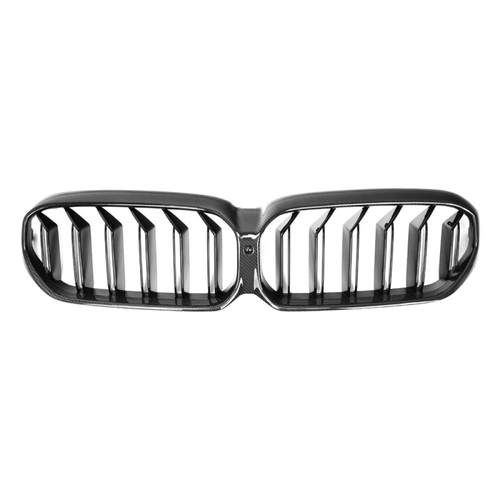 2021+ Bmw 5-Series/m5 Dual Slat Kidney Grilles | G30/f90 Lci Carbon Fiber