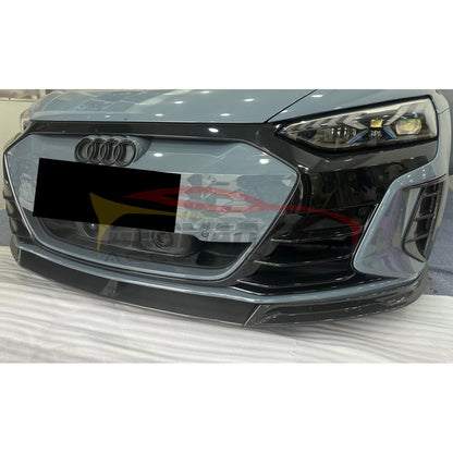 2021-2024 Audi E-Tron GT Carbon Fiber Front Lip | E-Tron GT - Front Lips/Splitters