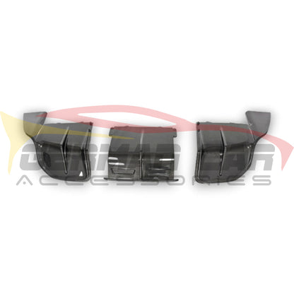 2021-2024 Audi E-Tron GT Carbon Fiber Rear Diffuser | E-Tron GT - Rear Diffusers