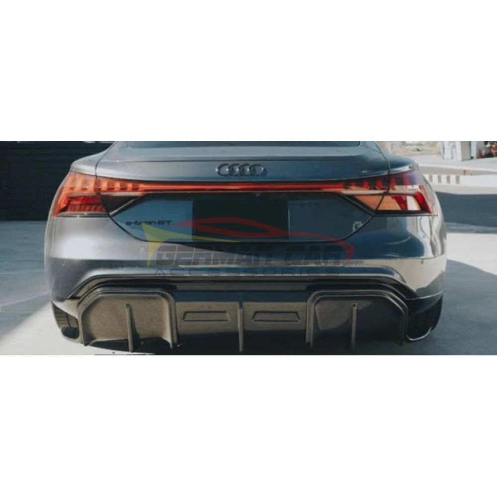 2021-2024 Audi E-Tron GT Carbon Fiber Rear Diffuser | E-Tron GT - Rear Diffusers