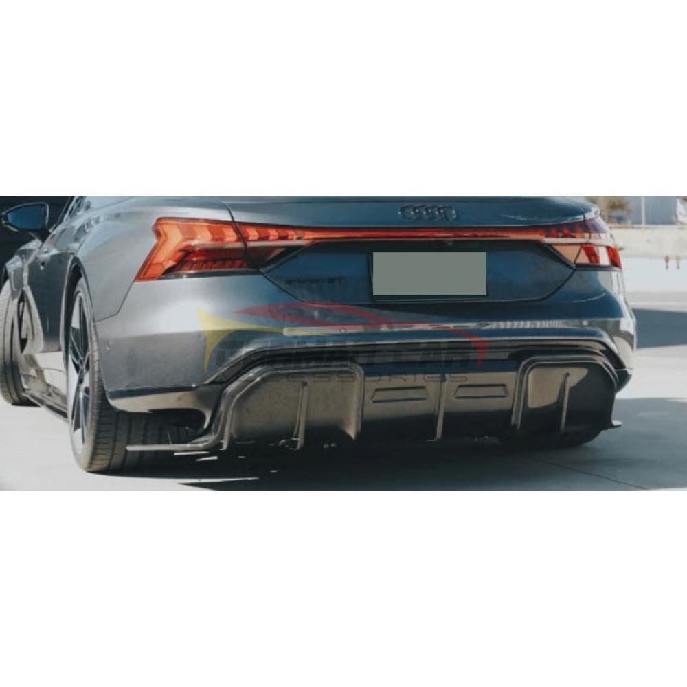 2021-2024 Audi E-Tron GT Carbon Fiber Rear Diffuser | E-Tron GT - Rear Diffusers