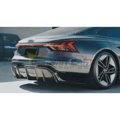 2021-2024 Audi E-Tron GT Carbon Fiber Rear Diffuser | E-Tron GT - Rear Diffusers