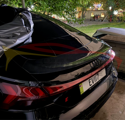2021-2024 Audi E-Tron GT Carbon Fiber Rear Spoiler | E-Tron GT - Rear Trunk Spoilers