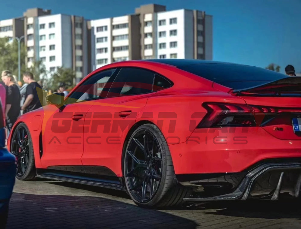 2021-2024 Audi E-Tron GT Carbon Fiber Side Skirts | E-Tron GT - Side Skirts