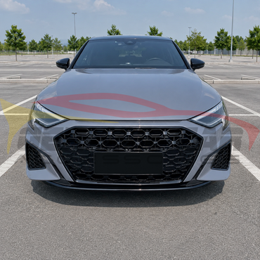 2021+ Audi RS3 Style Honeycomb Grille | 8Y A3/S3 - Front Grilles