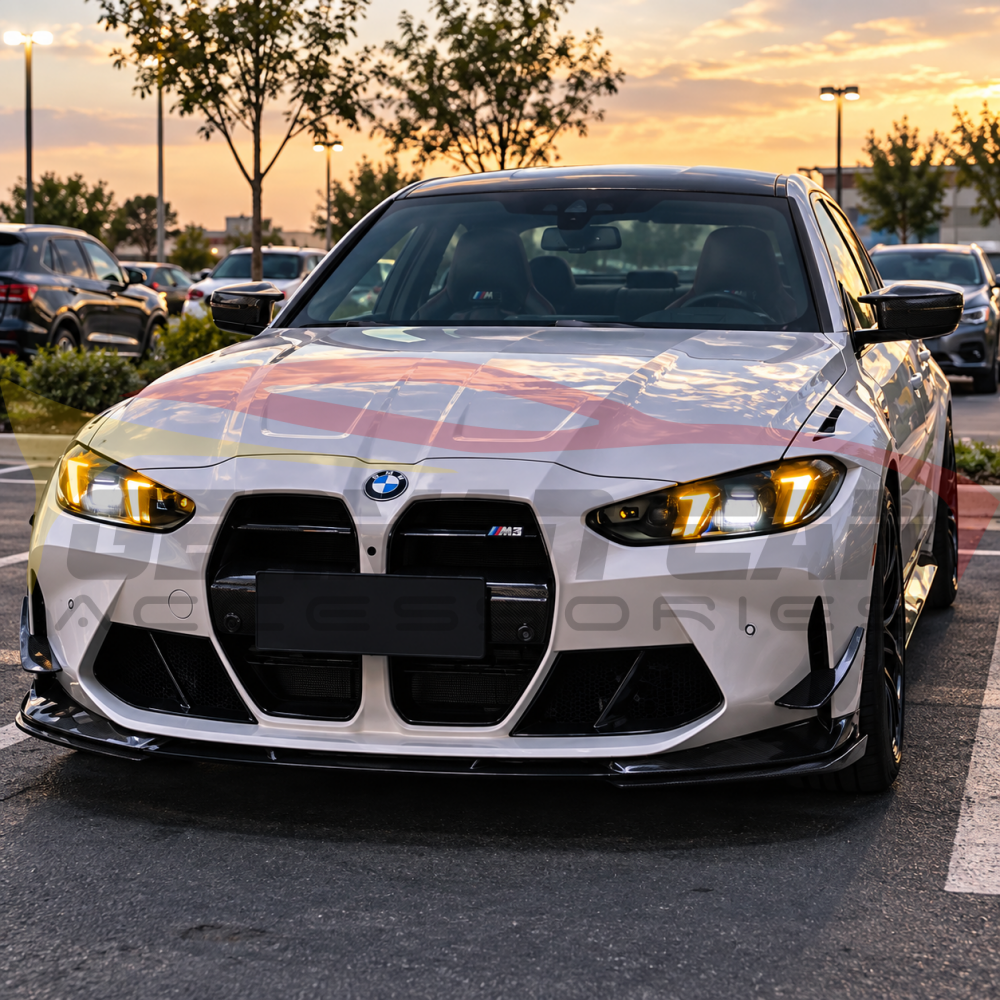 2021-2024 BMW M3/M4/4-Series RGB DRL Snake Eyes Headlights | G80/G82/G83/G22/G23/G26 Pre-LCI - Headlights