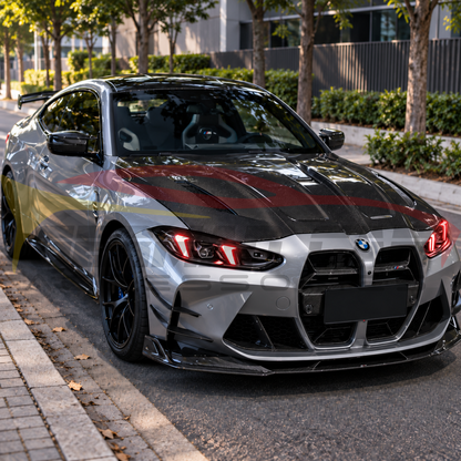 2021-2024 BMW M3/M4/4-Series RGB DRL Snake Eyes Headlights | G80/G82/G83/G22/G23/G26 Pre-LCI - Headlights