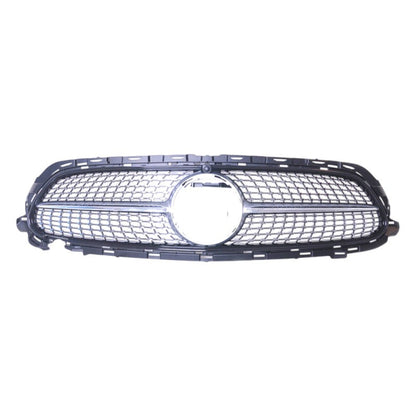 2021-2024 Mercedes-Benz E-Class Diamond Style Front Grille | W213 Facelift - Chrome Silver - Front Grilles