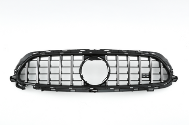 2021+ Mercedes-Benz E-Class Gtr Style Front Grille | W213 Facelift Chrome Silver Grilles