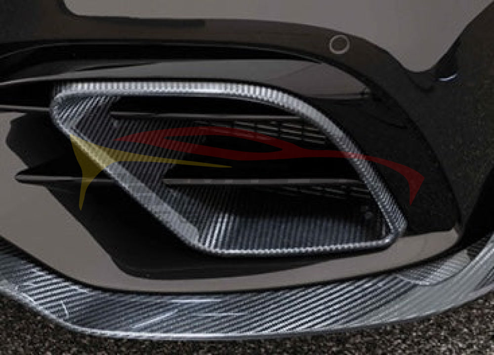 2021-2024 Mercedes-Benz E63 AMG Carbon Fiber Front Fender Vent Trim | W213 - Additional Accessories