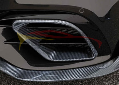 2021-2024 Mercedes-Benz E63 AMG Carbon Fiber Front Fender Vent Trim | W213 - Additional Accessories