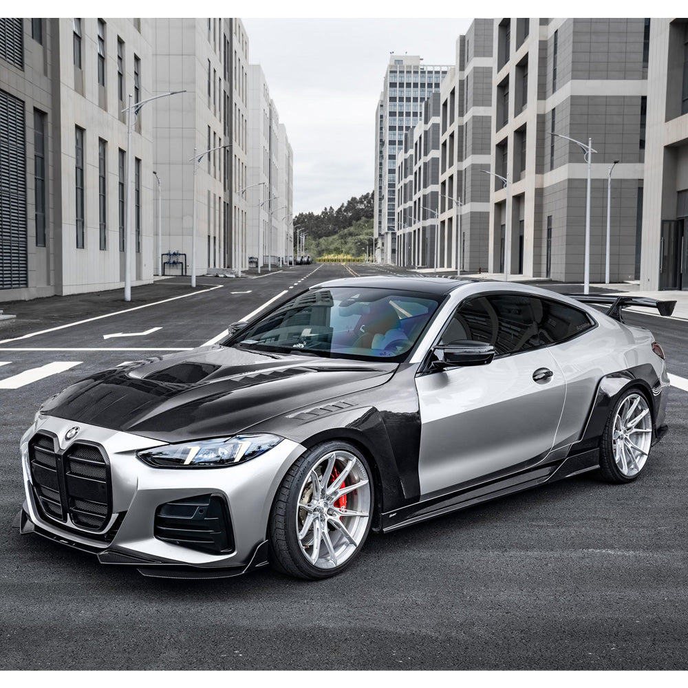 2021+ BMW 4-Series V1 Style Carbon Fiber Hood | G22/G23/G26