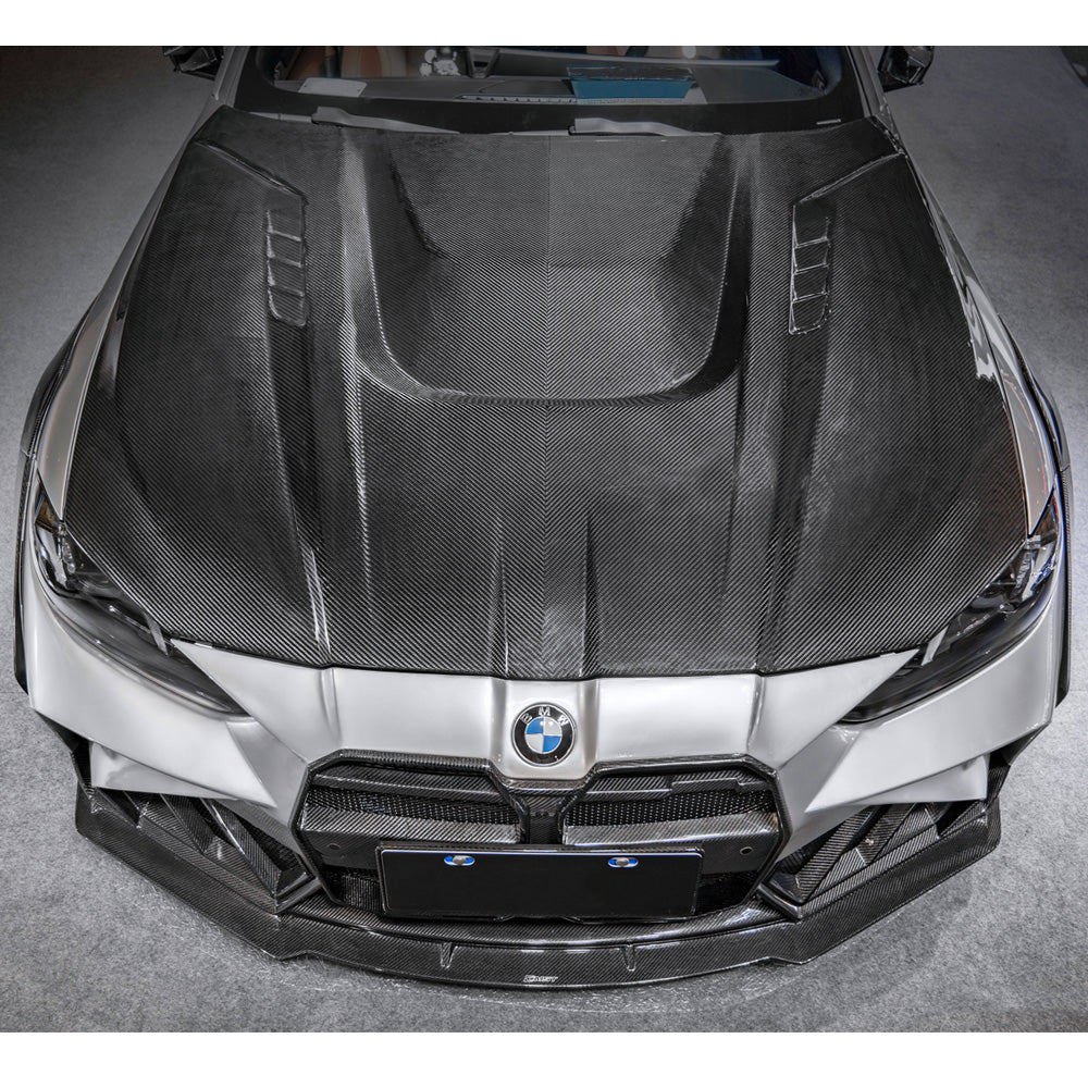 2021+ BMW 4-Series V1 Style Carbon Fiber Hood | G22/G23/G26