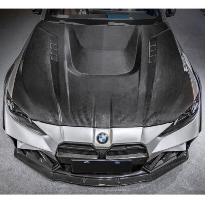 2021+ BMW 4-Series V1 Style Carbon Fiber Hood | G22/G23/G26