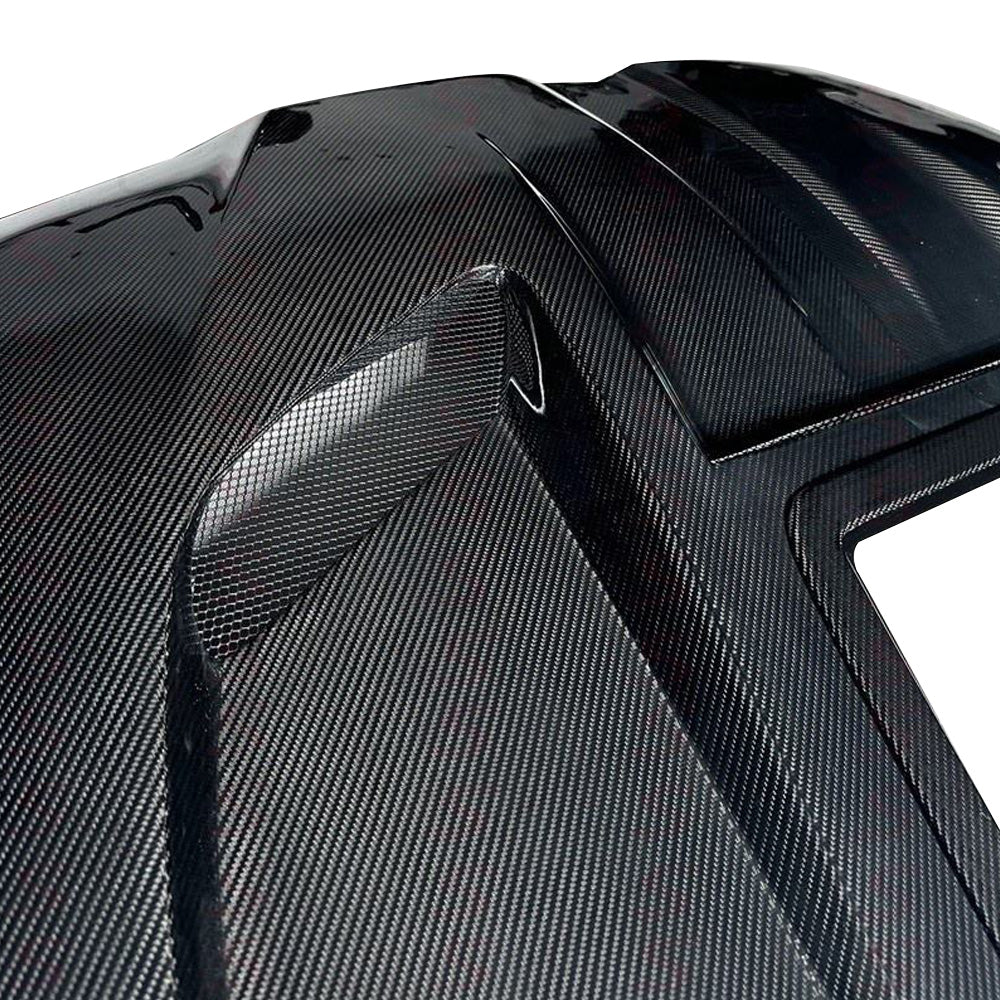 2021+ BMW M3/M4 Glass Engine Cover Carbon V1 Fiber Hood | G80/G81/G82/G83