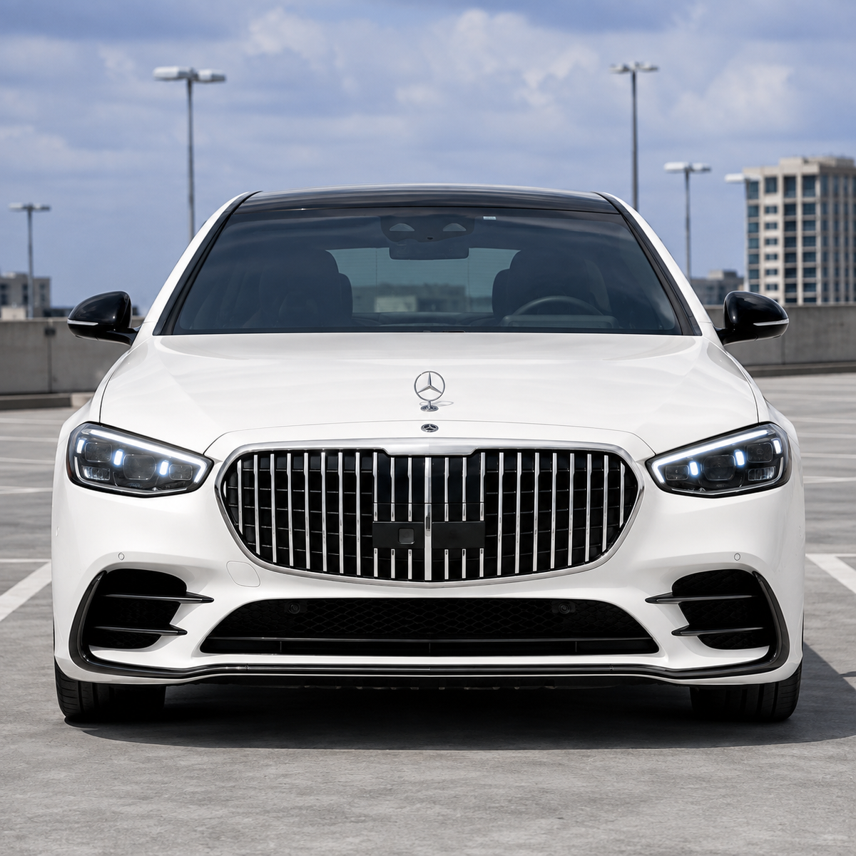 2021-2026 Mercedes-Benz S-Class Maybach Style Front Grille | W223