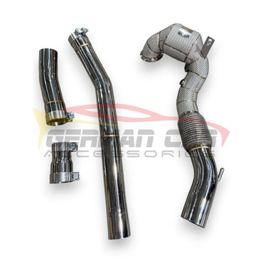 2014-2020 Audi A3/S3 Downpipe | 8V/8V.5 A3/S3 Yes Heat Shield / 200 Cell Euro 6 Sport High Flow Cat Downpipes