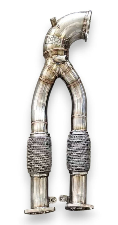 2021 + Audi RS3 Downpipe | 8Y RS3 No Heat Shield / Racing Downpipe (No Cat) Downpipes