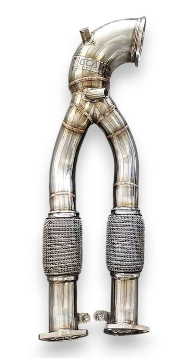 2021 + Audi RS3 Downpipe | 8Y RS3 No Heat Shield / Racing Downpipe (No Cat) Downpipes